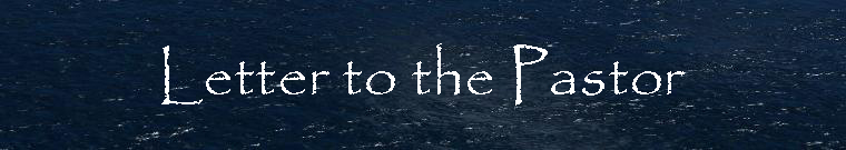 Letter to Pastor